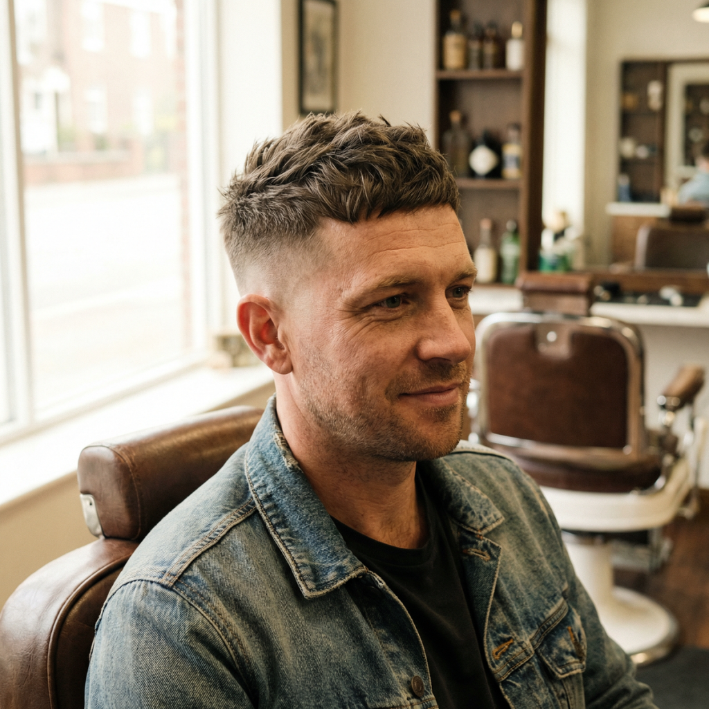 Dazzling short hairstyles for men without beard