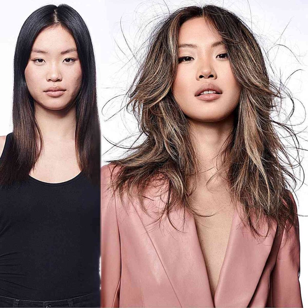 Impressive long hairstyles for thin hair for oval face