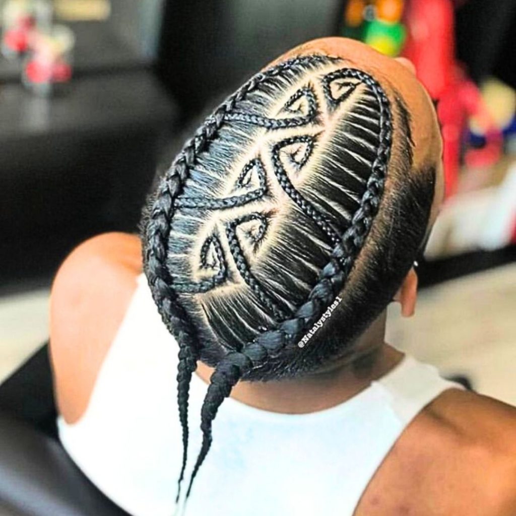 Expressive protective box braids