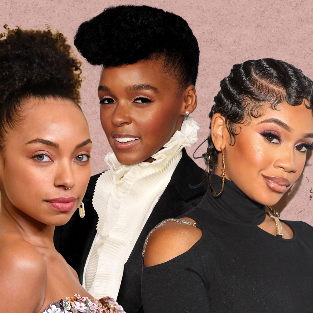 Space-saving afro short hairstyles for natural hair