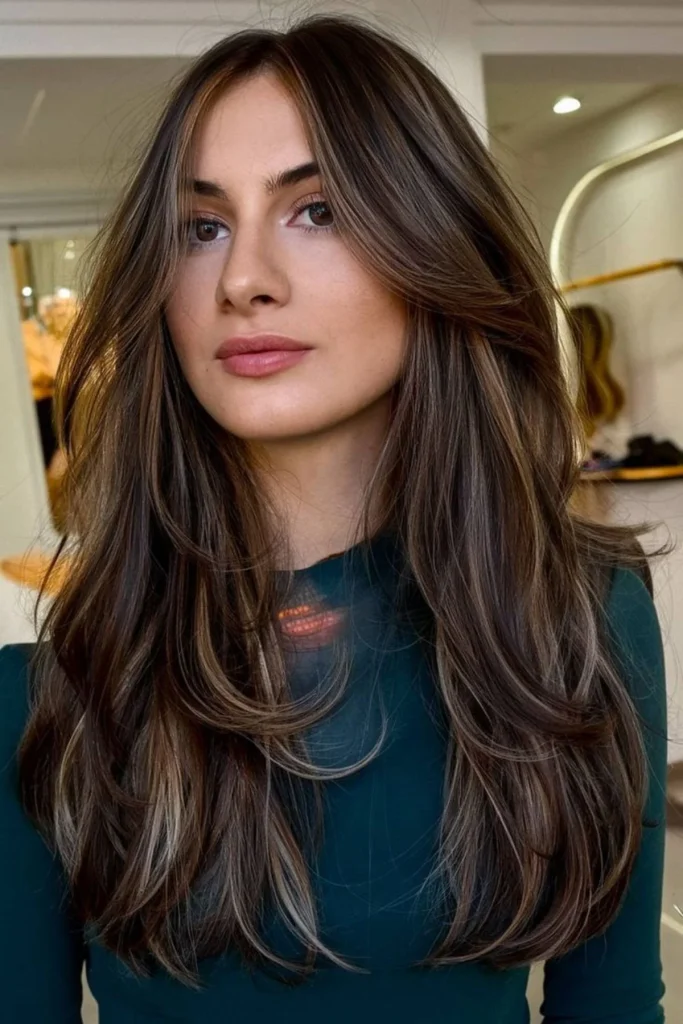 Classy butterfly haircut for long hairstyles for women for work