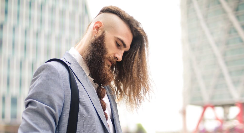 Outstanding mermaid waves for long hairstyles for men