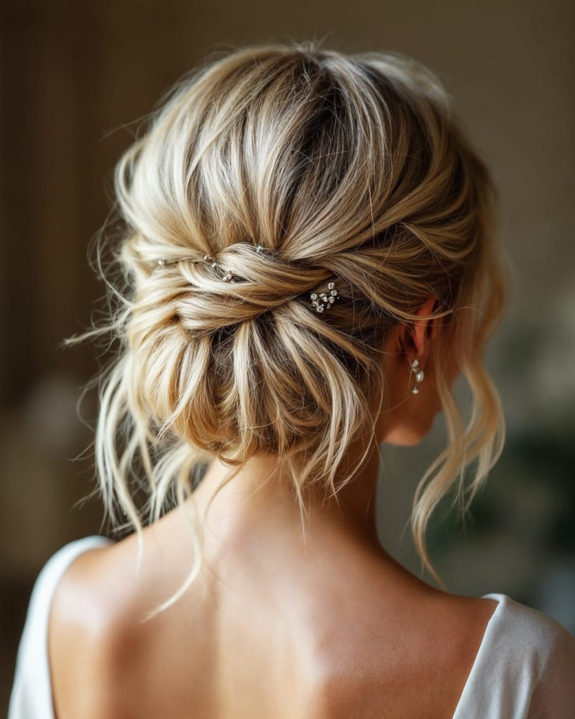 Artful short hairstyles for wedding guest ideas